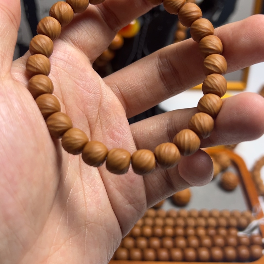 猴头核桃手串[手工]全品云锦尺寸8.9