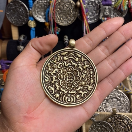 9***、藏式风格九宫八卦牌