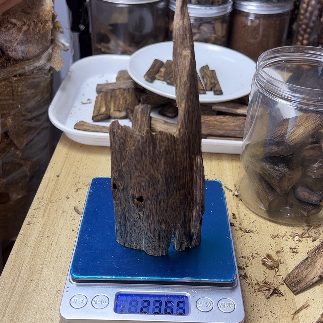 香料绿奇楠虫漏23克白棋