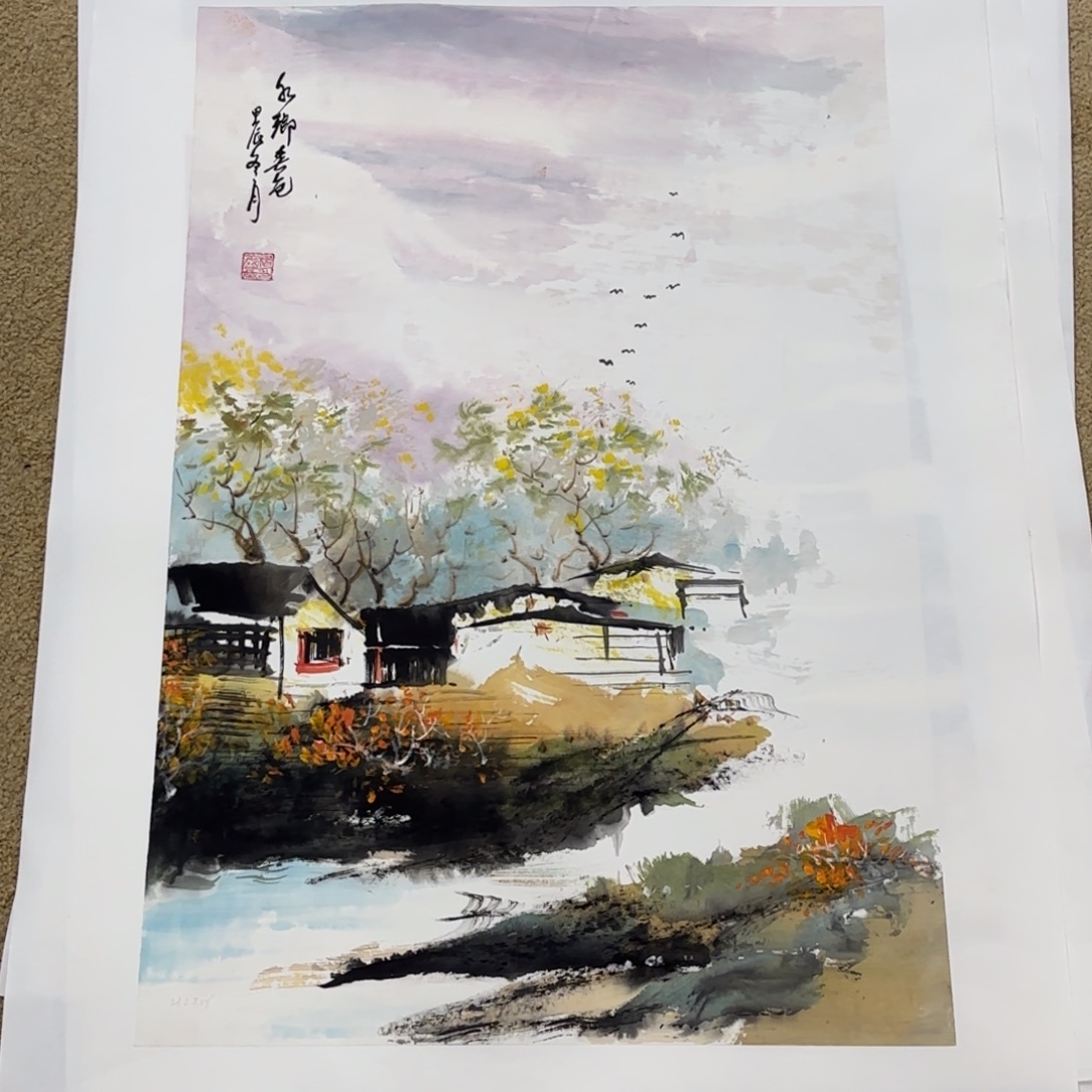 国画国画老师作品刘