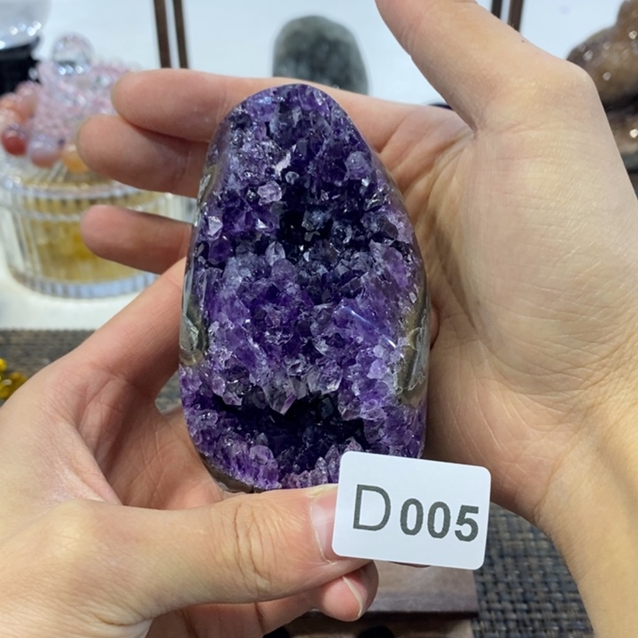 紫晶摆件摆件未镶嵌