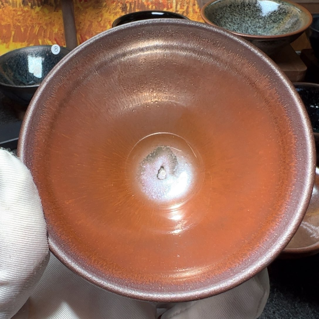 茶盏嘉**品老黄头柿红束口