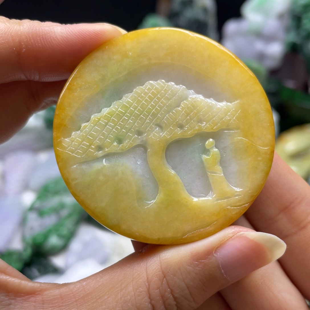 翡翠颈饰未镶嵌牌子