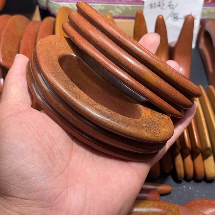 红砭石精品款带脉推