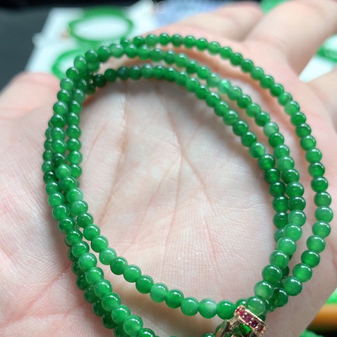 翡翠未镶嵌手链翡翠