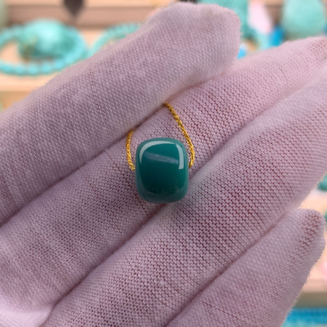 绿松石珠宝奇石未镶嵌10.7×8.5