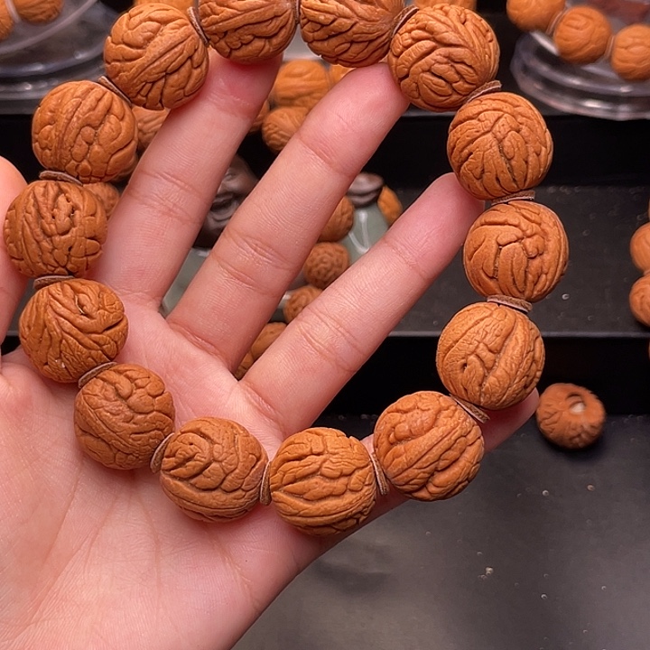 手串桃核精品金丝龙珠2.0
