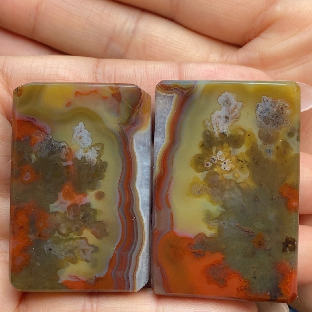 玛瑙/玉髓颈饰未镶嵌战国红