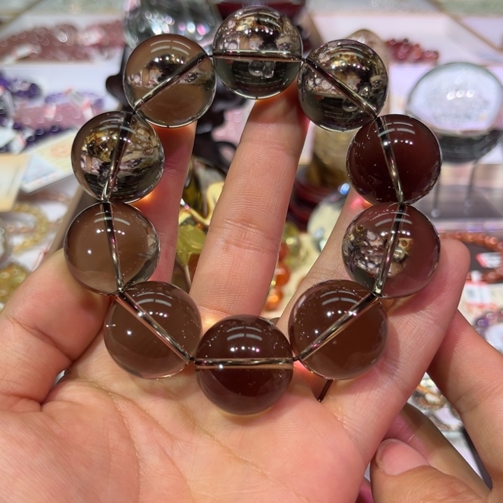 【闪购商品】水晶手链未镶嵌茶水晶