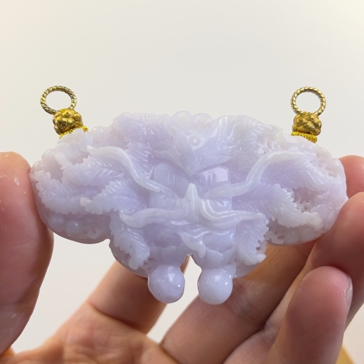 翡翠吊坠(赠链)未镶嵌代编织