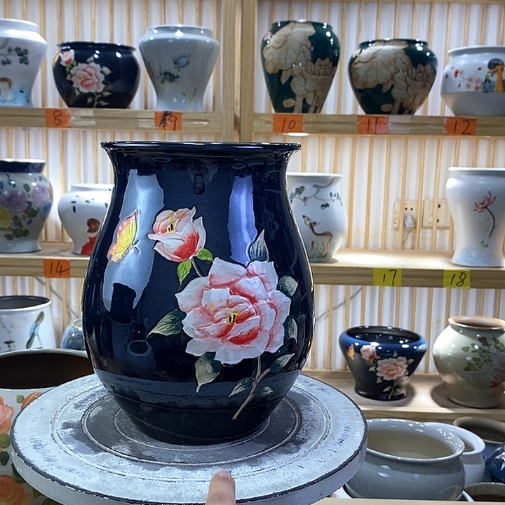 罐陶瓷陶瓷陶瓷观察