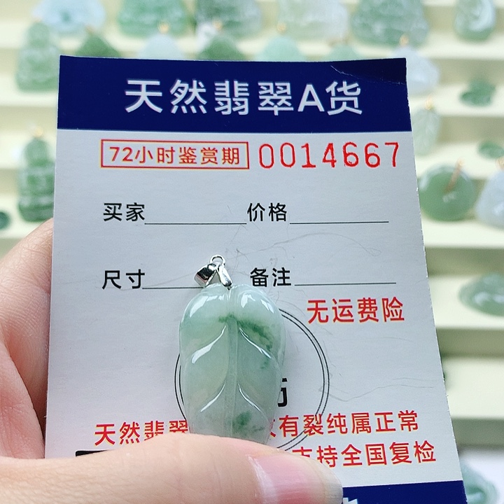 颈饰未镶嵌翡翠吊