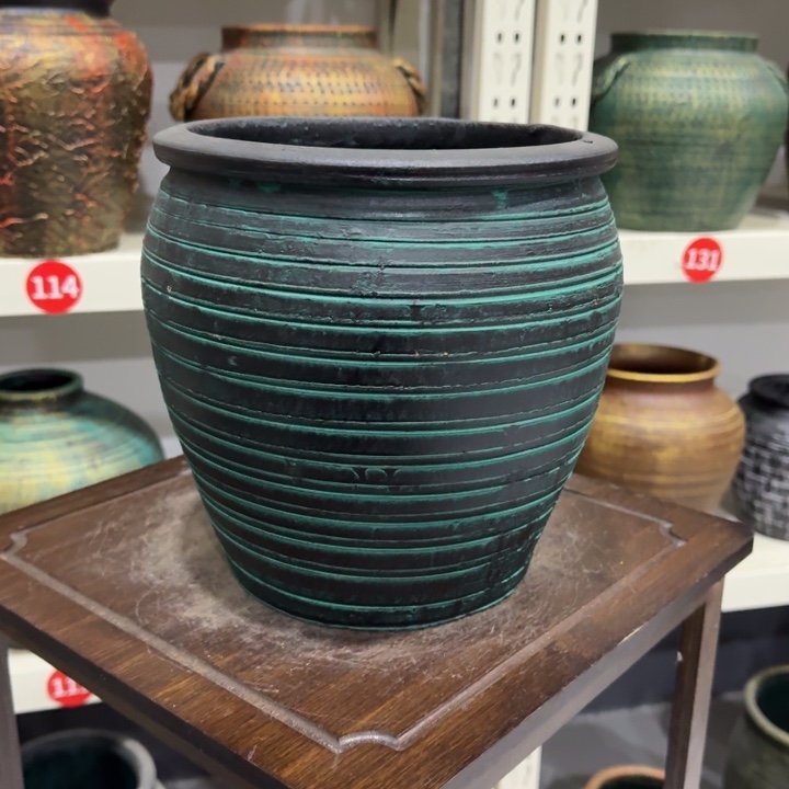 12.9-1高20口20复古绿水缸