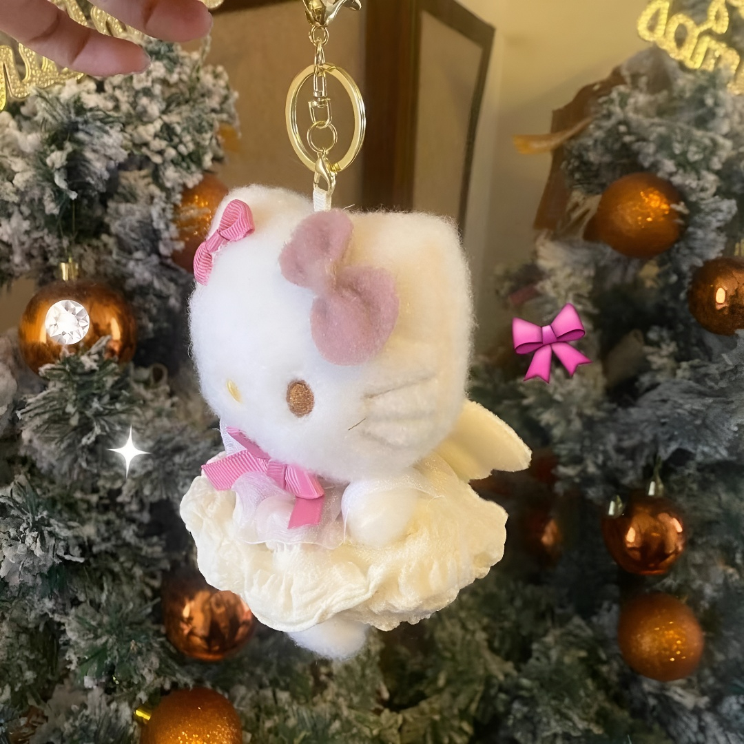 ins少女心kitty公仔毛绒可爱挂件礼物高颜值包包钥匙扣玩偶挂饰女
