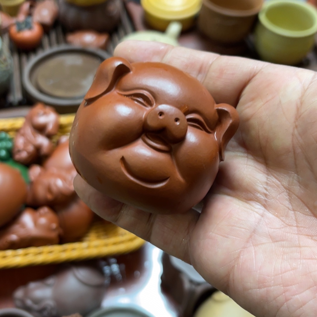 紫砂茶宠紫砂瑕疵