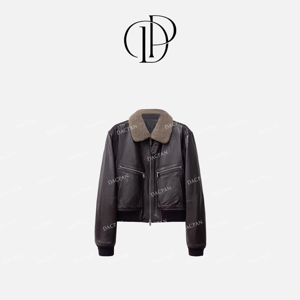 DACPAN-“缘克”夹克皮外套 2024/盼•PP  24102403