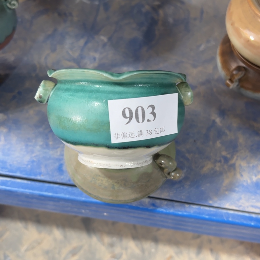 红陶景德镇手工花盆