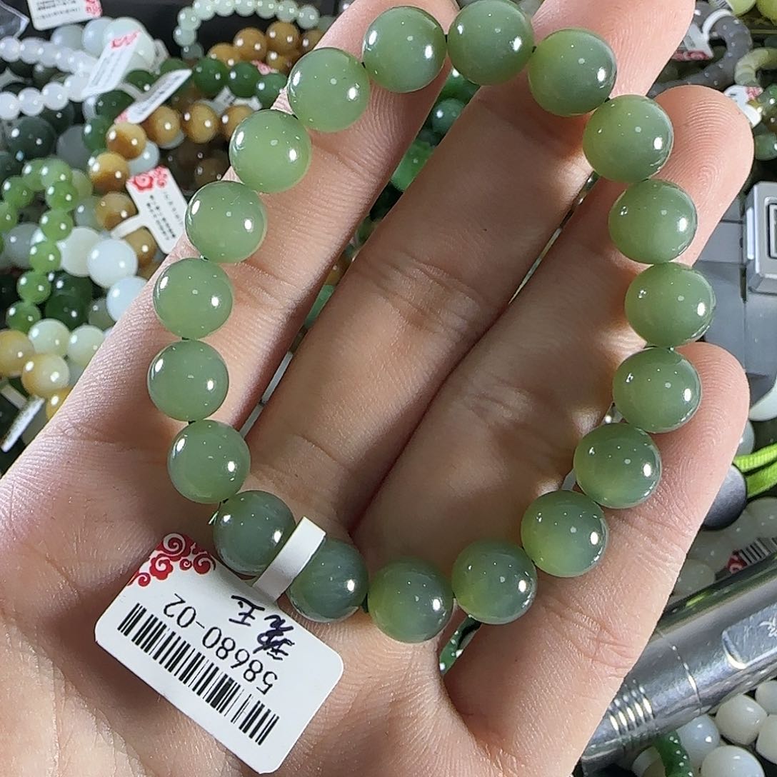 和田玉手链未镶嵌68