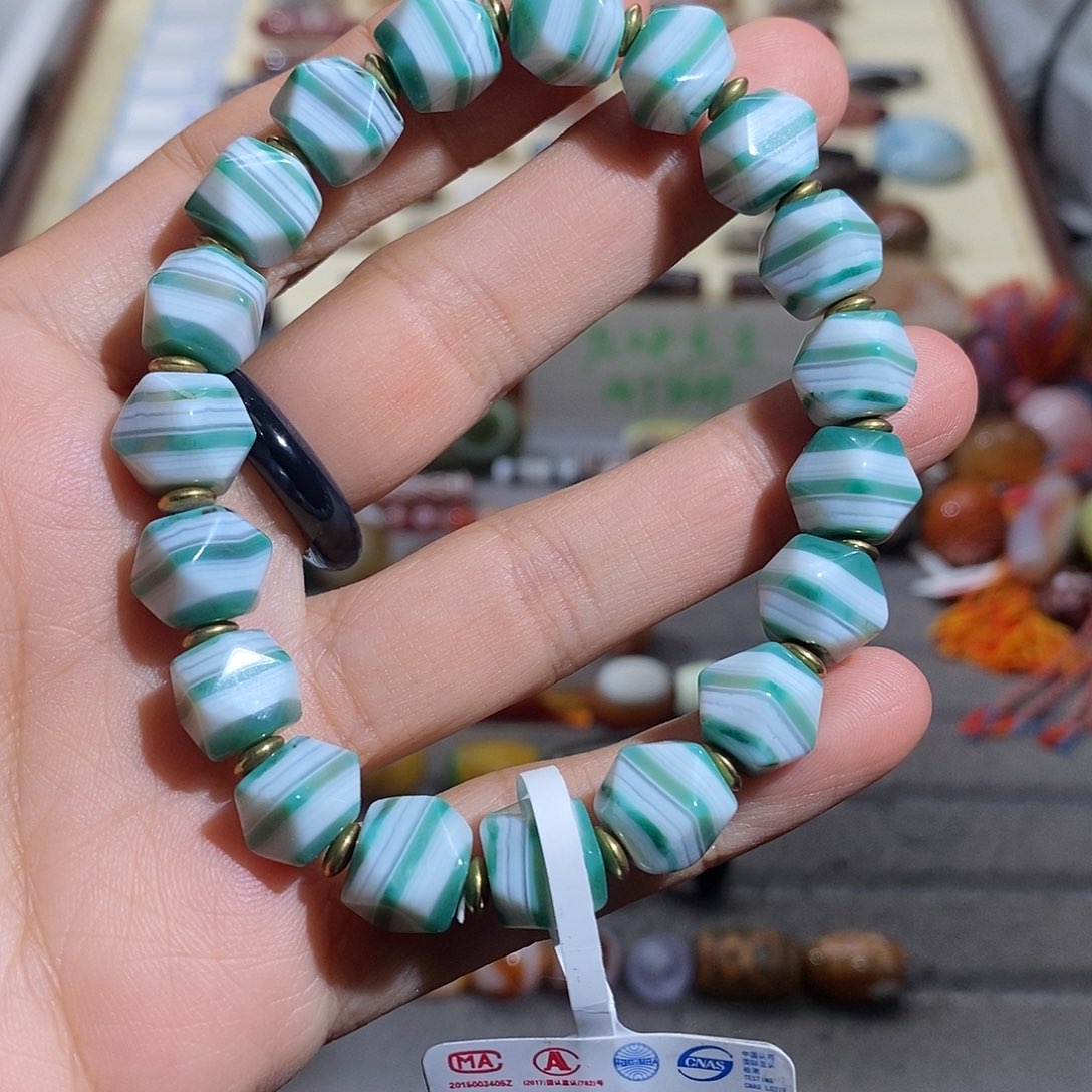 玛瑙/玉髓合金颈饰