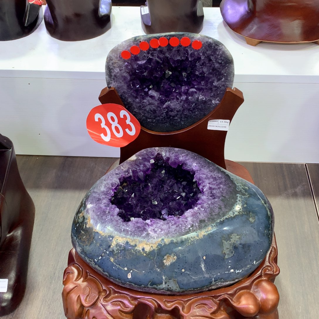 紫晶大型摆件（非配饰）未镶嵌朱***^