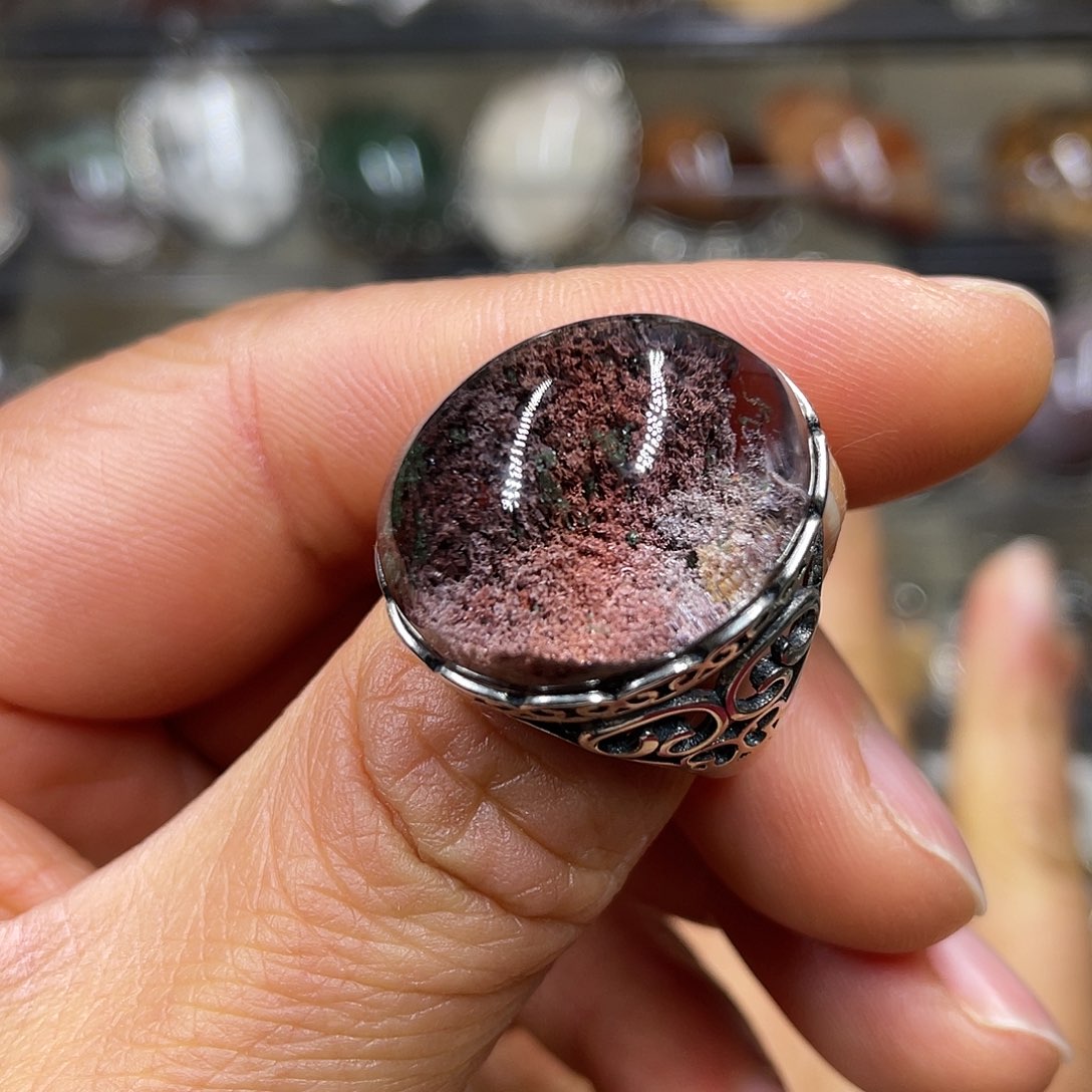 【闪购商品】水晶珠宝半成品银S925镶嵌戒指