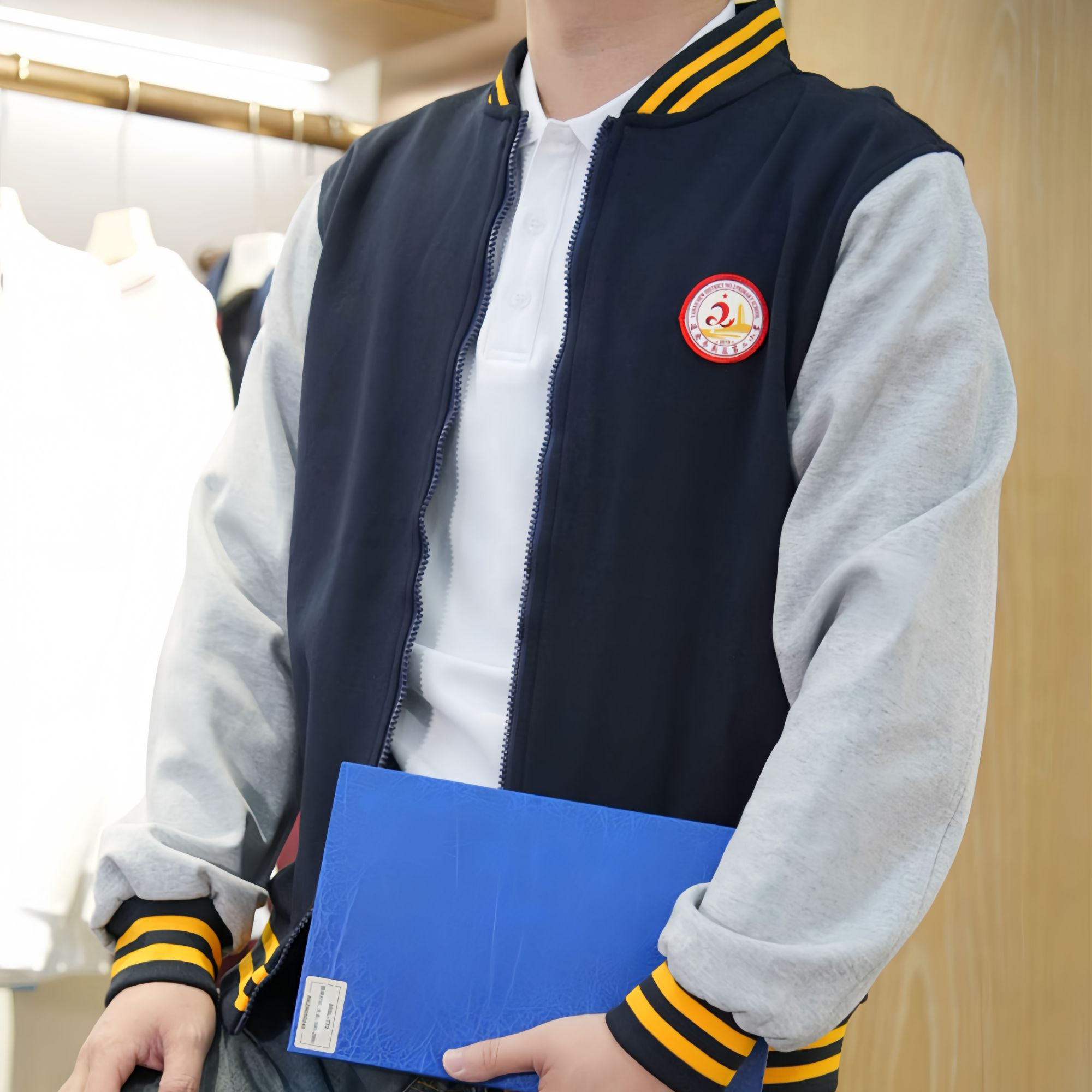 延安二小春秋棒球服棒球裤学生长袖休闲透气时尚中性男女同款