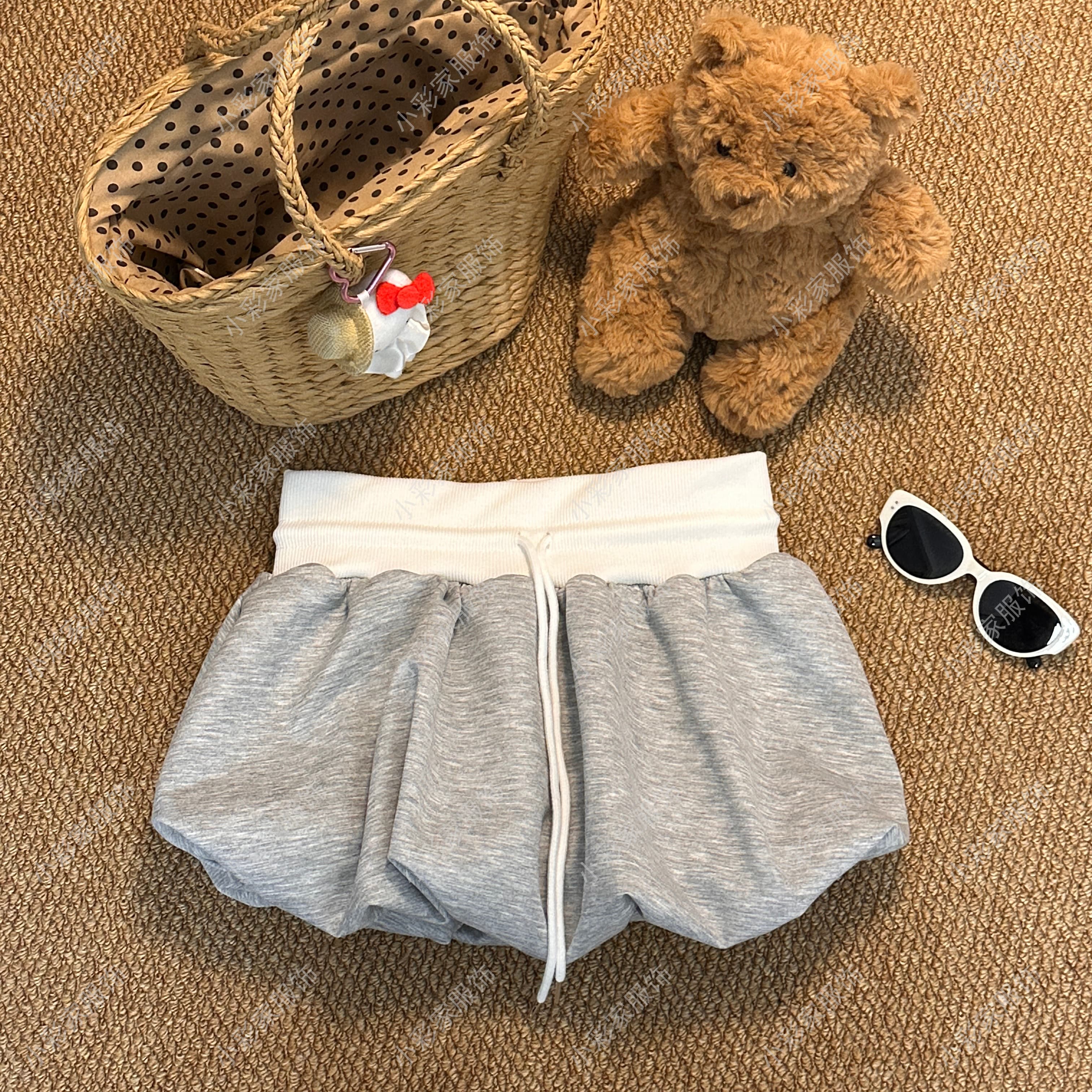 【531】花苞裙松紧带不起球短裙显瘦显腿长时尚纯色少女风半身裙