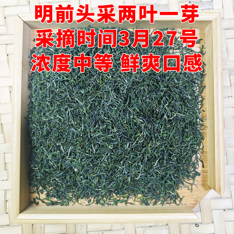 【2025年新茶叶】明前毛尖茶恩施鹤峰茶云雾绿茶优质嫩芽绿茶散装