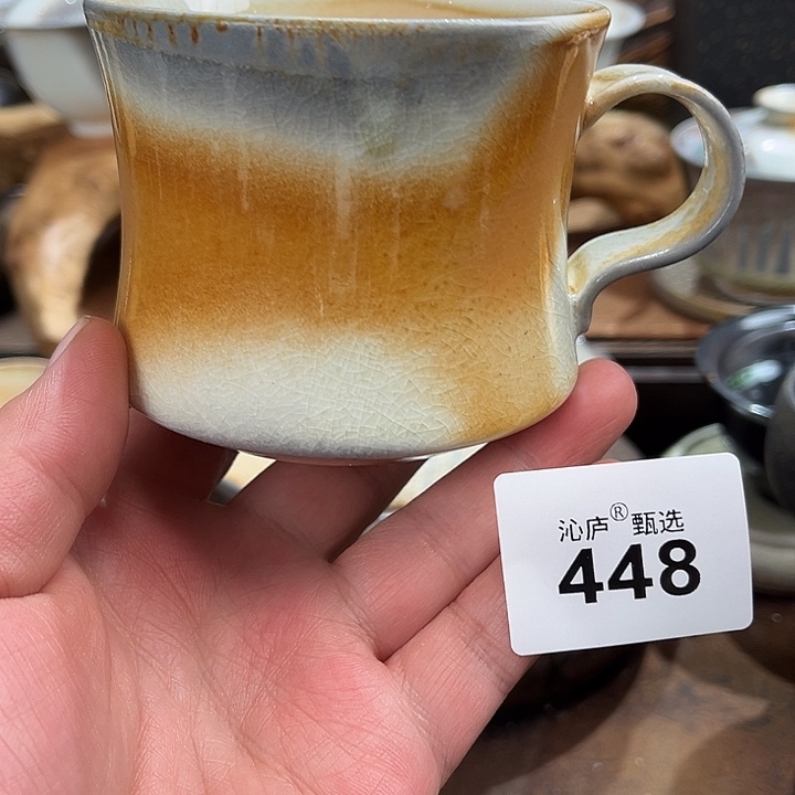 沁庐柴窑古法柴烧全手工茶具