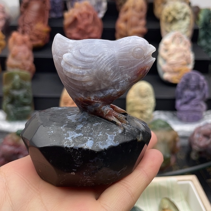 未镶嵌摆件石英质玉