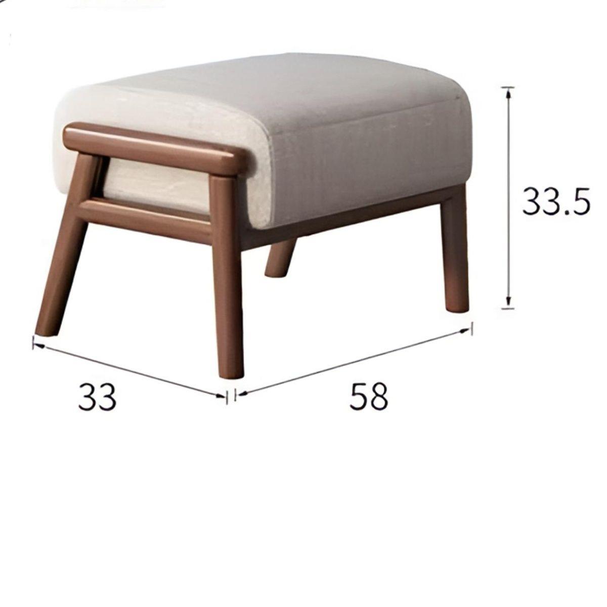 乌鲁木齐发货凳子实木摇椅软包现代简约椅子沙发家用化妆客厅单人