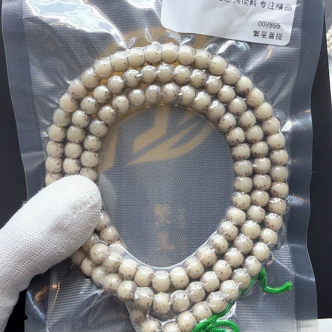 星月菩提吊坠6小冰糖大眼睛针尖星7左右108