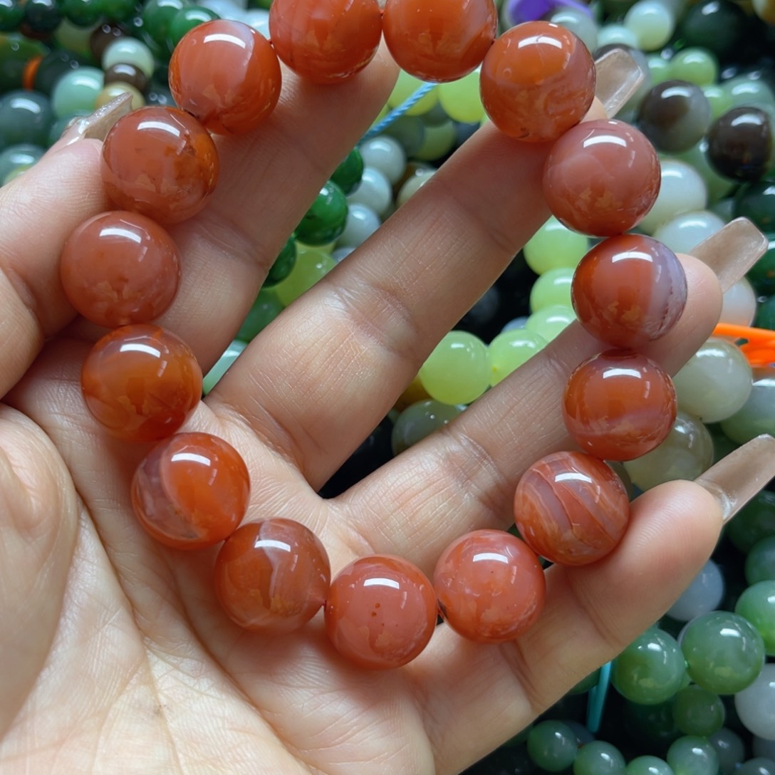 玛瑙/玉髓手链未镶嵌