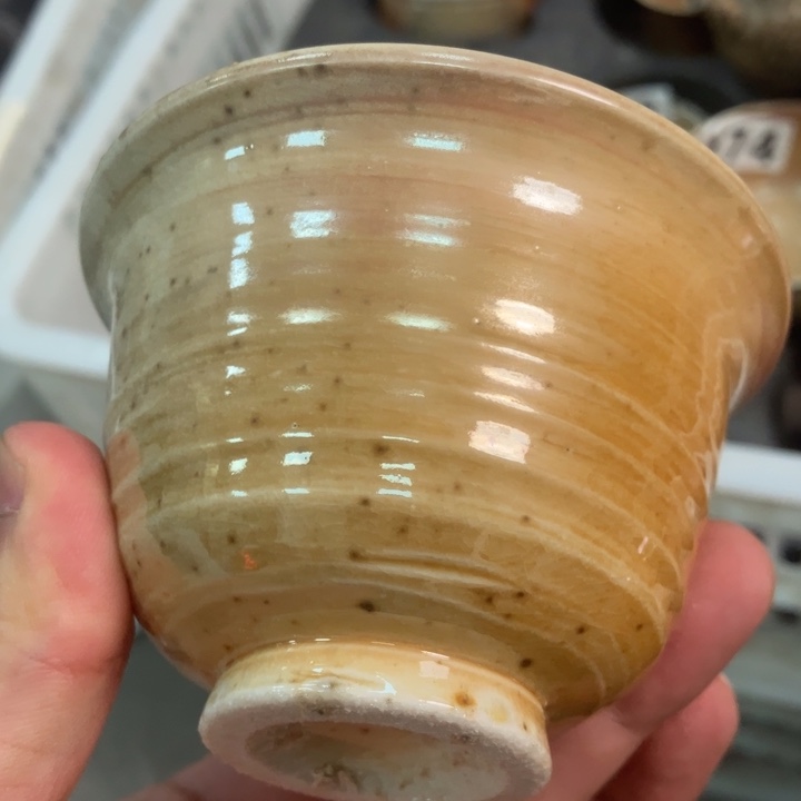 柴烧茶具茶杯大放漏