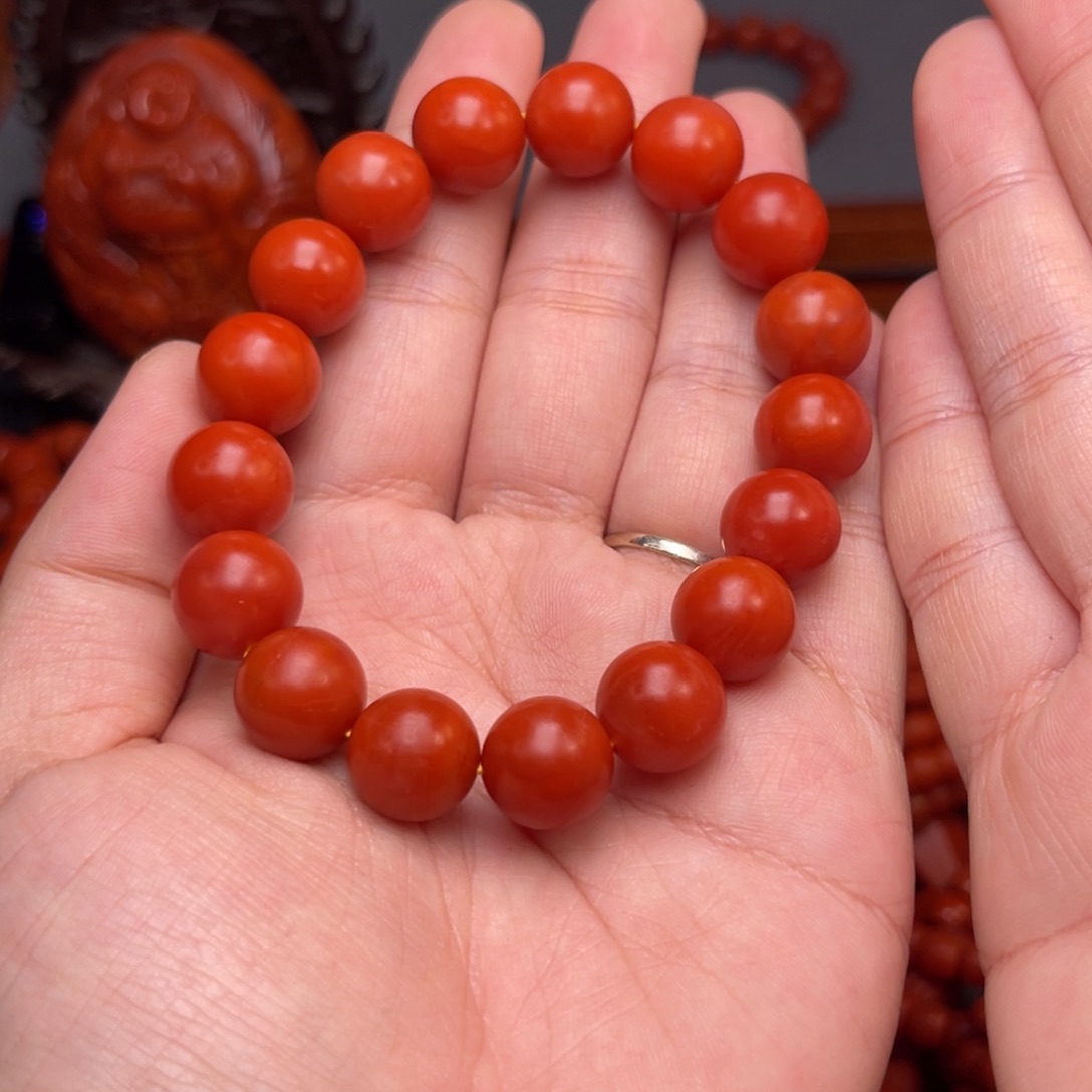 南红玛瑙卡12尺寸未镶嵌