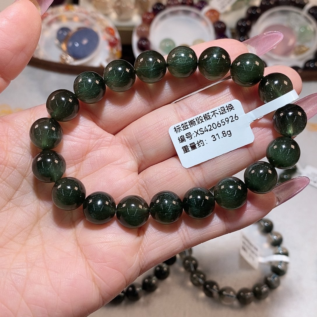水晶手链未镶嵌喵*～绿发晶