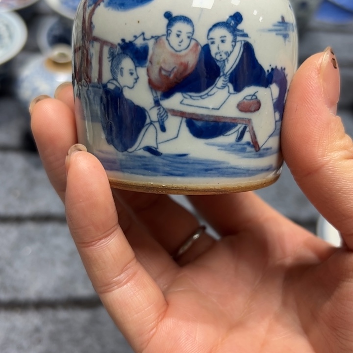 平***福摆件陶景德镇陶瓷杯/碟