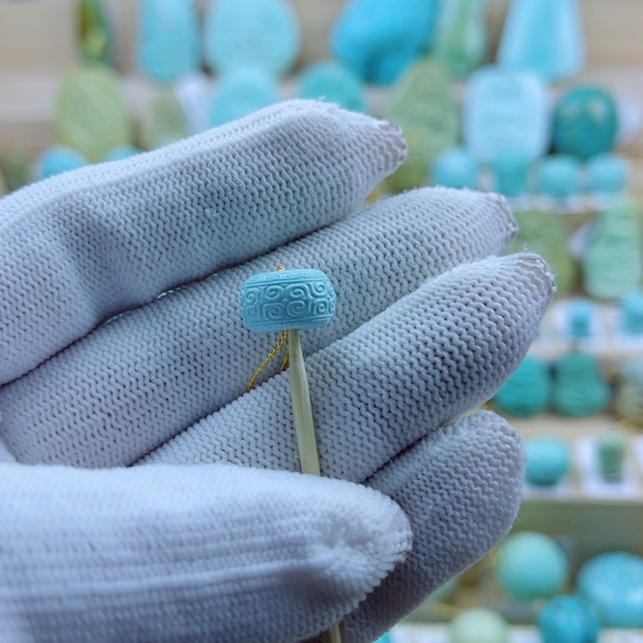 绿松石未镶嵌珠宝奇石11mm