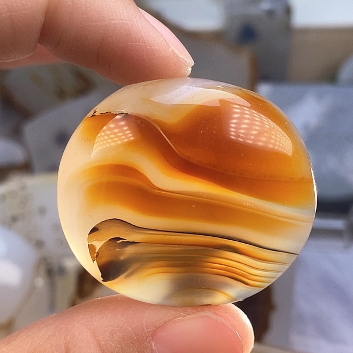 玛瑙/玉髓颈饰足银镀金镶嵌