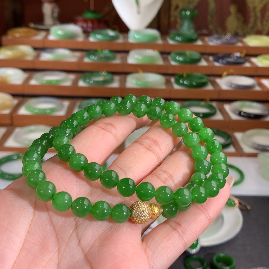 容***吧和田玉未镶嵌项链