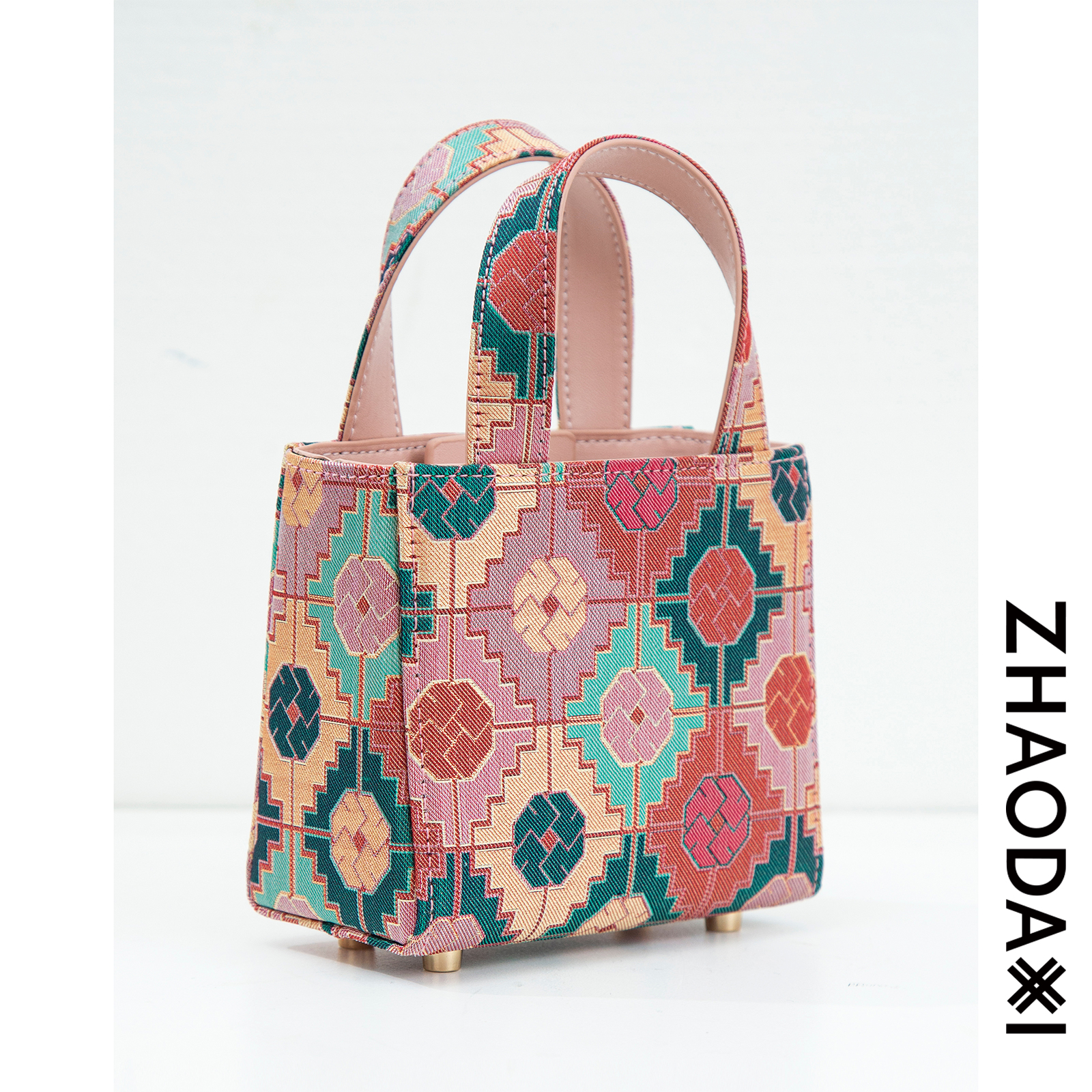 【赵大喜】藏品级：蜀锦.包包 100真.丝！多种背法：手拎/斜挎