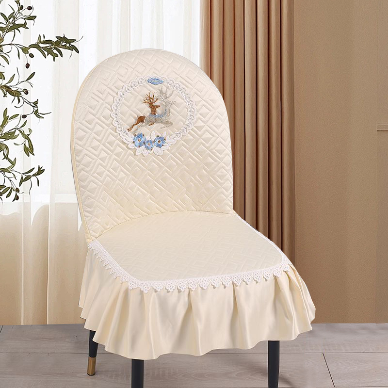 小半圆弧形椅套异型靠背椅套坐垫靠背一体四季通用半圆椅套全包