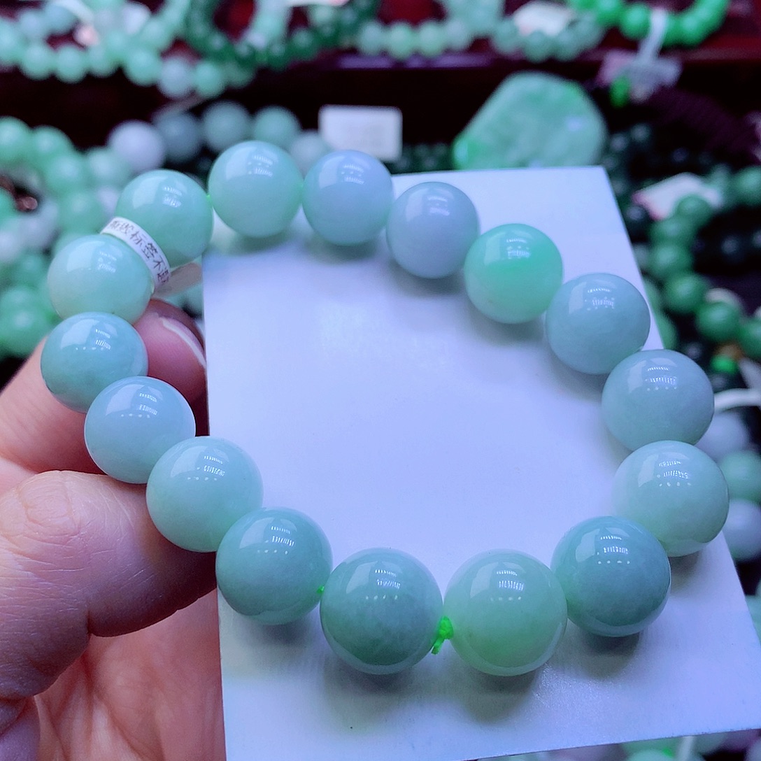 翡翠未镶嵌毛衣链