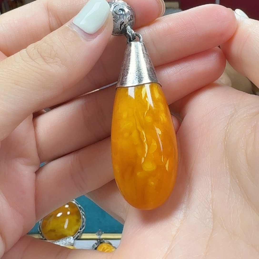 蜜蜡吊坠(不含链)未镶嵌吊坠