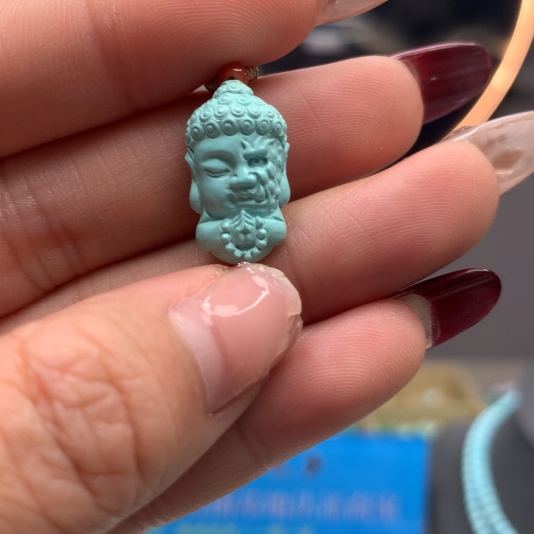 绿松石挂件未镶嵌