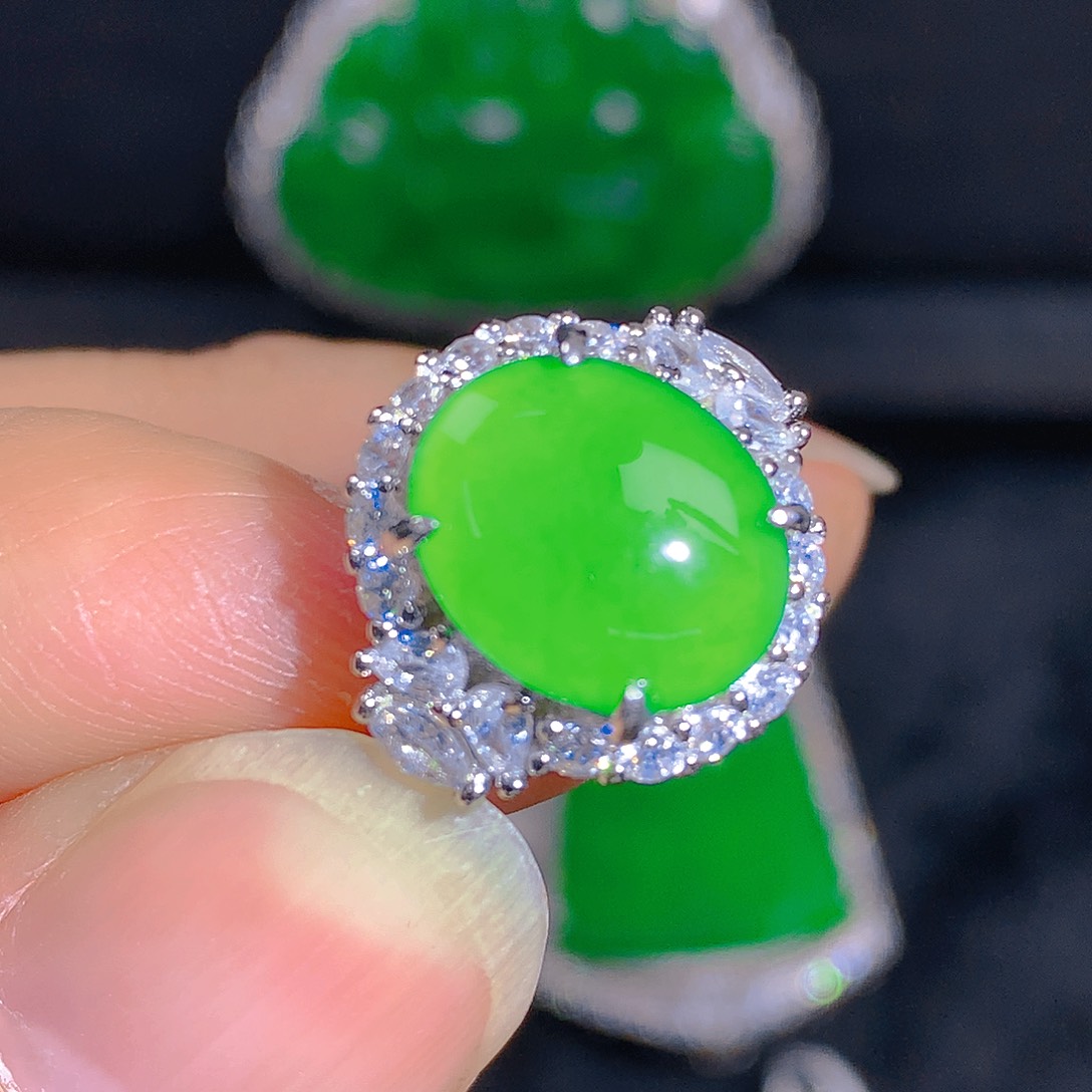 翡翠颈饰银S925镶嵌23953956888888