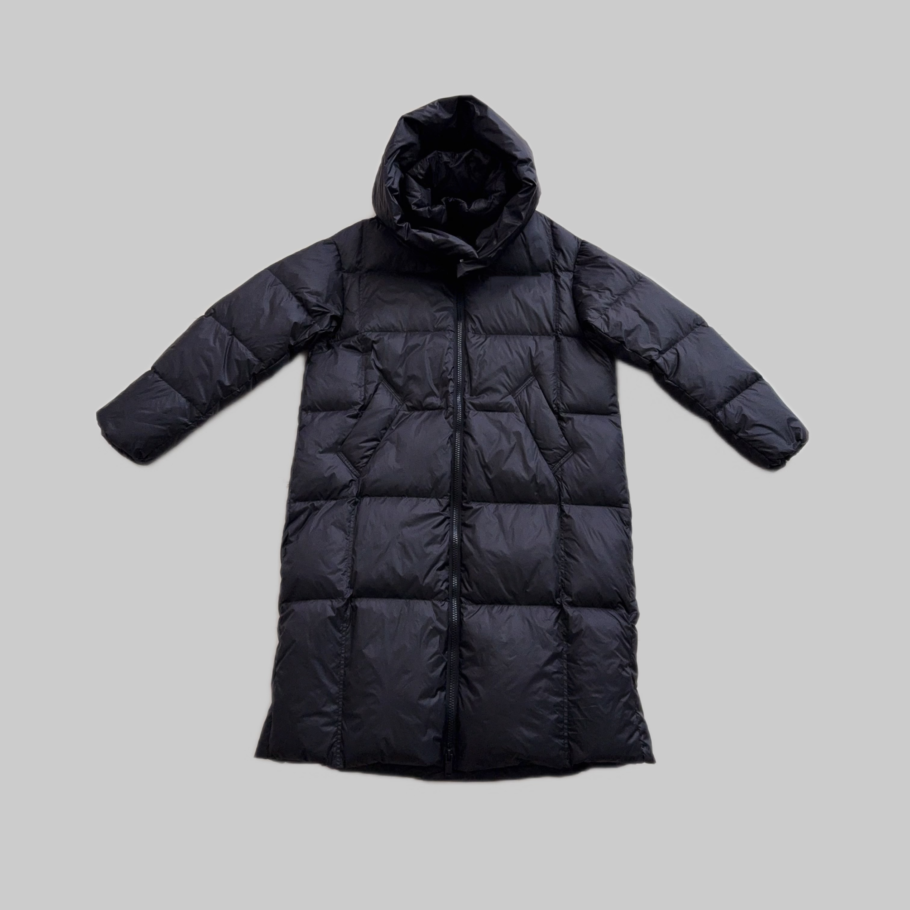 仓6-1 加厚加长两色大版休闲鹅绒服