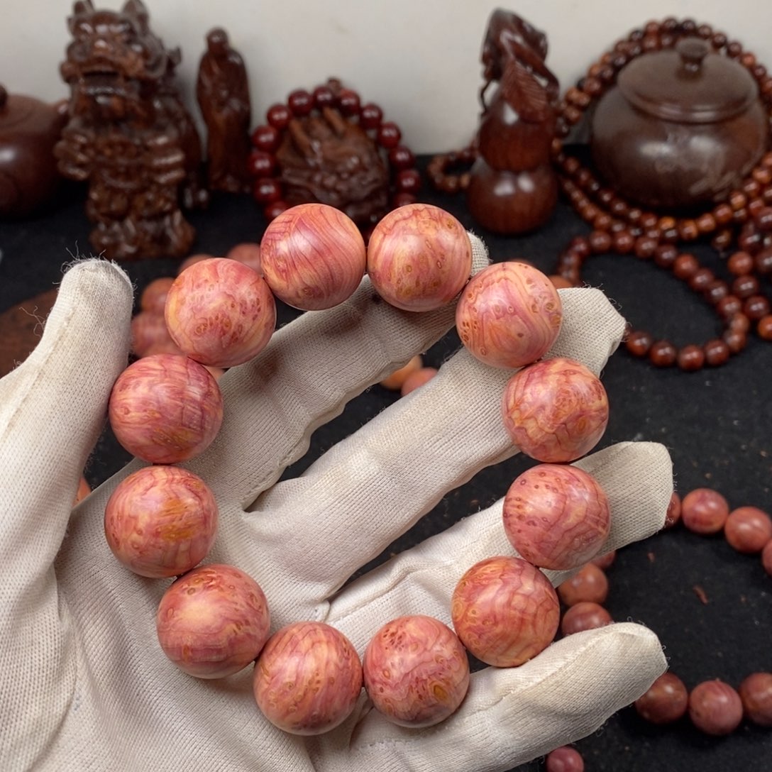 木质类饭*血柏20圆珠