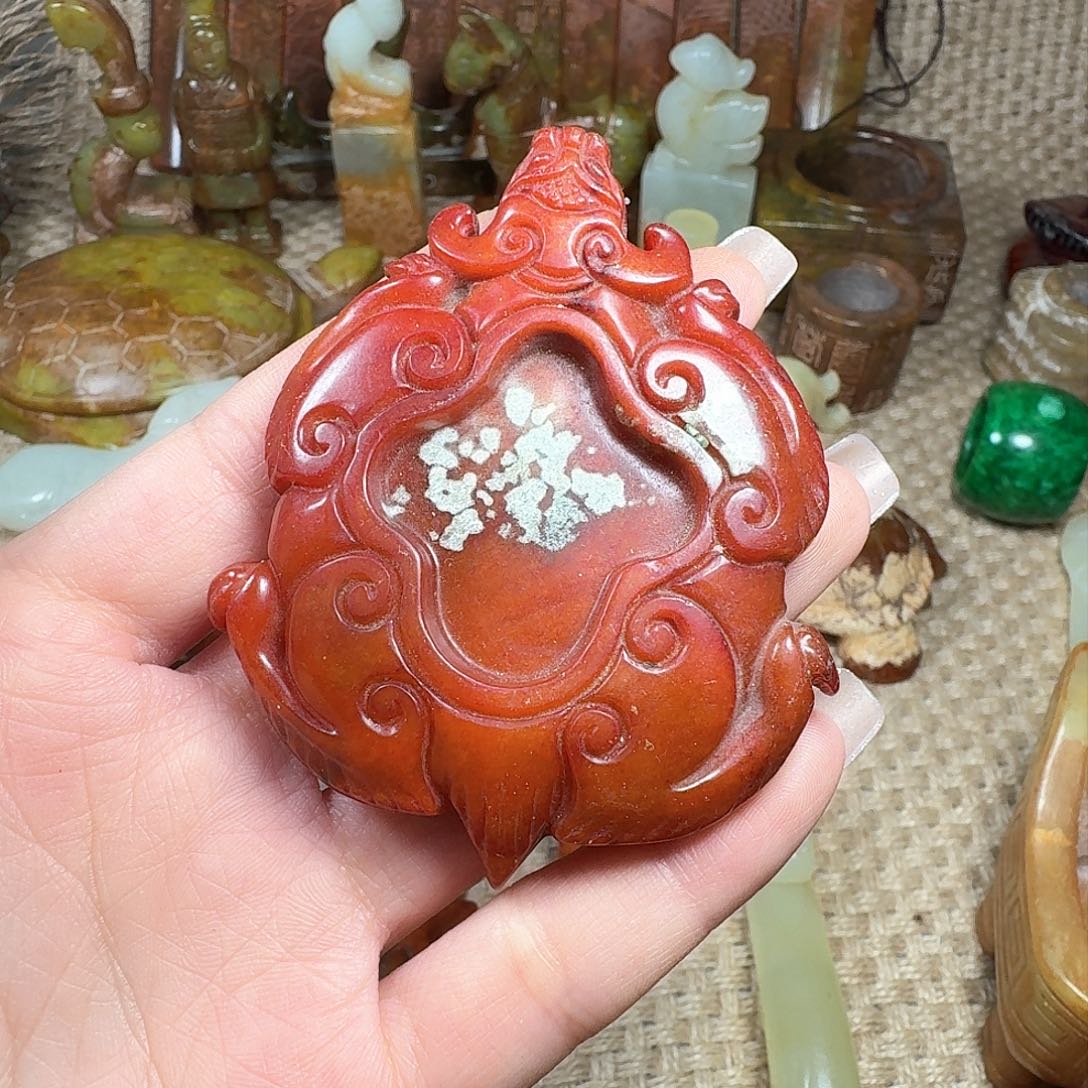 白玉菩提吊坠挂件