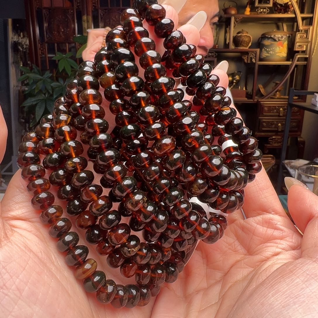 琥珀未镶嵌裸石抚顺琥珀10545八多样性发其一